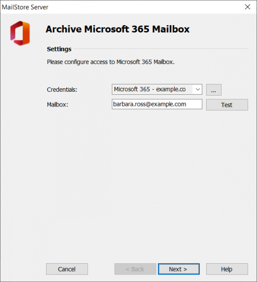 Archiving Emails from Microsoft 365 Modern Authentication MailStore